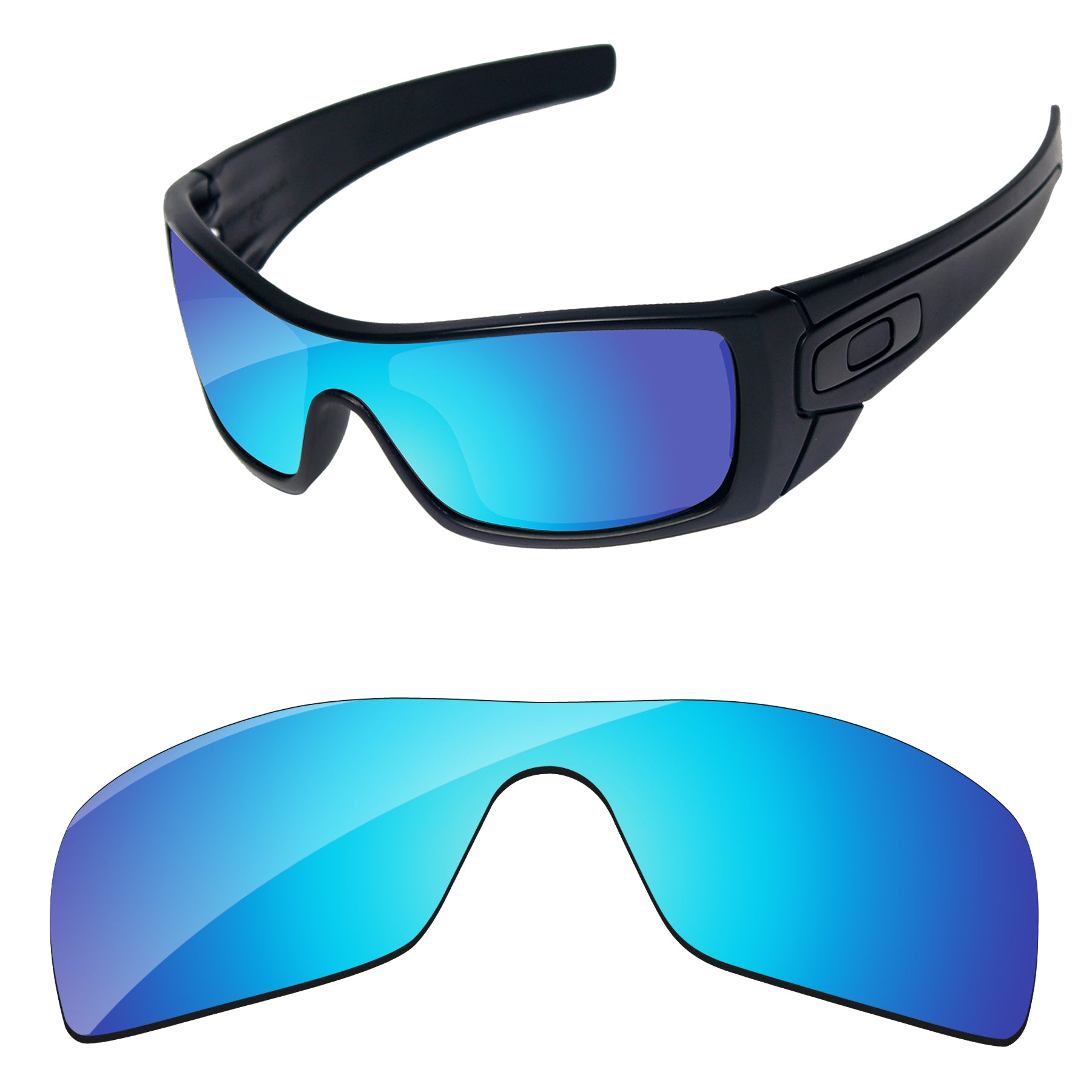 Refresh Your Faded Oakley Batwolf Sunglasses by PapaViva Precise Cut Optimum Fitness Optical Clarity