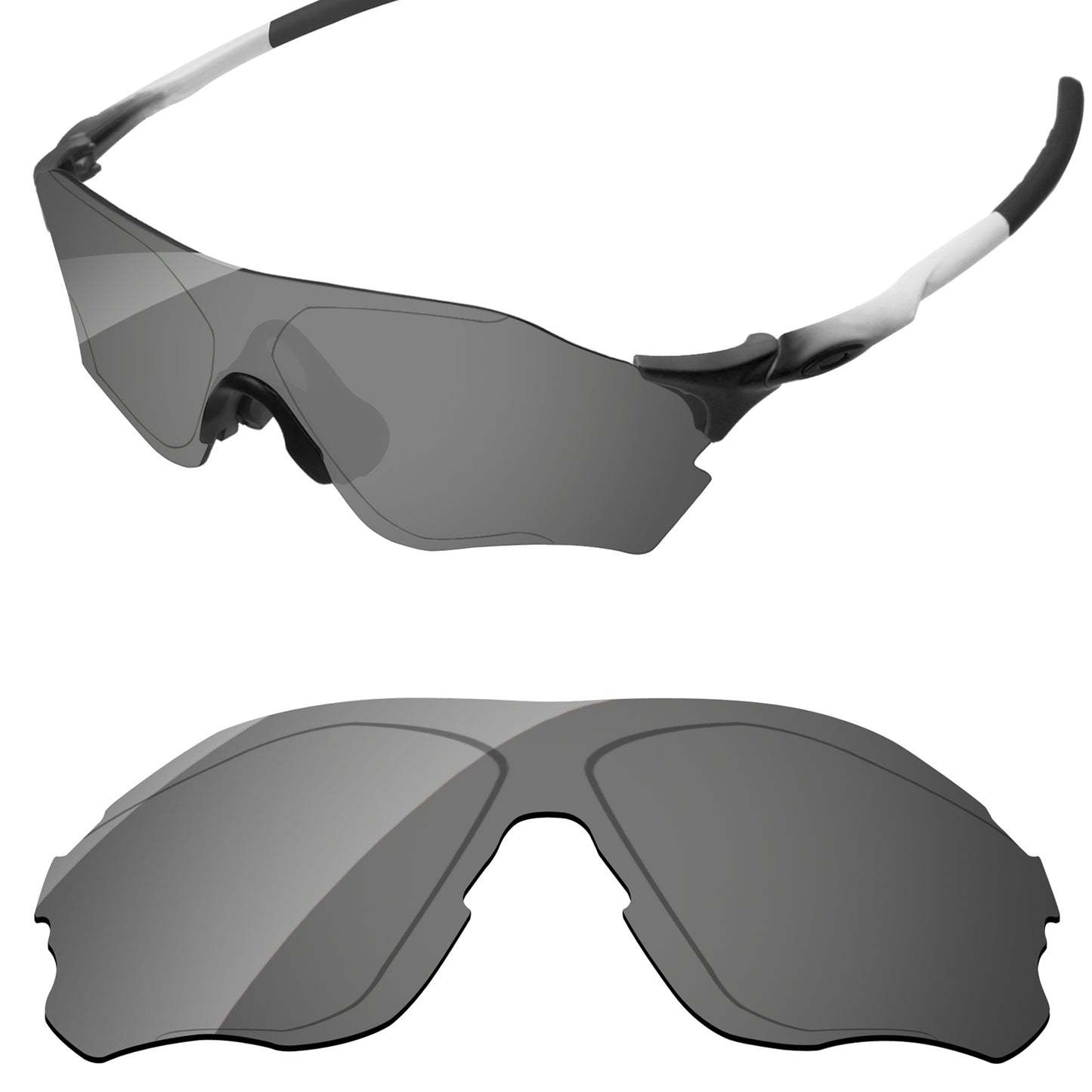 Replacement Lenses for Oakley EVZero Path Asian Fit