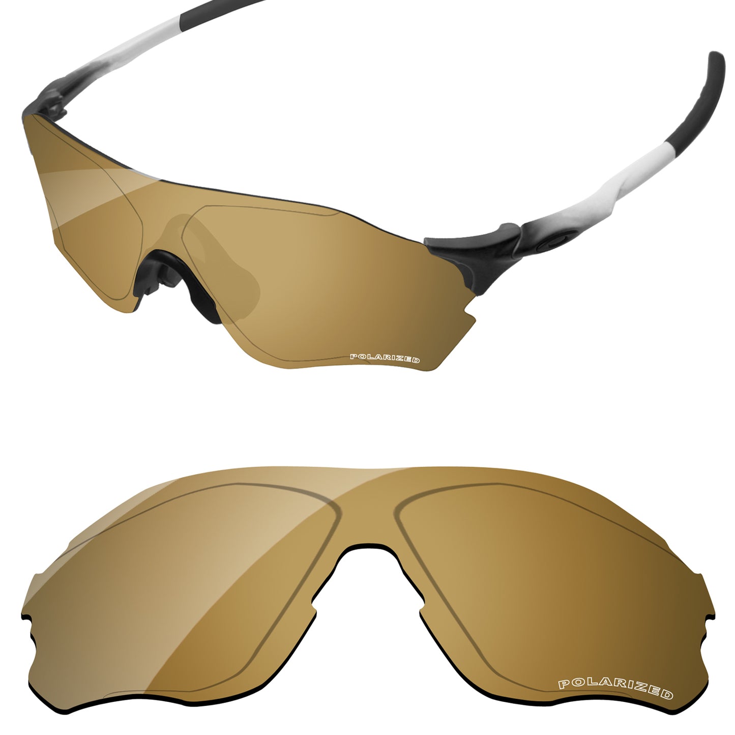 Replacement Lenses for Oakley EVZero Path Asian Fit