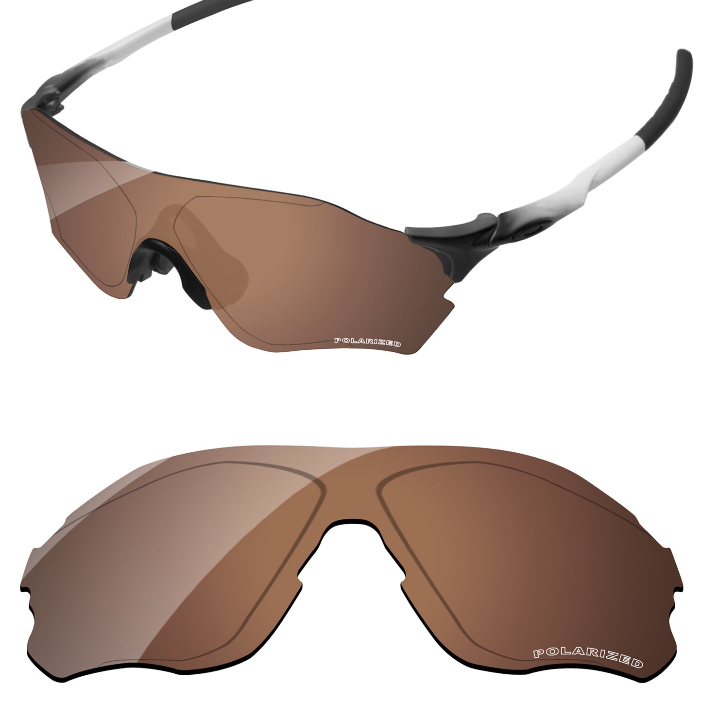 Replacement Lenses for Oakley EVZero Path Asian Fit