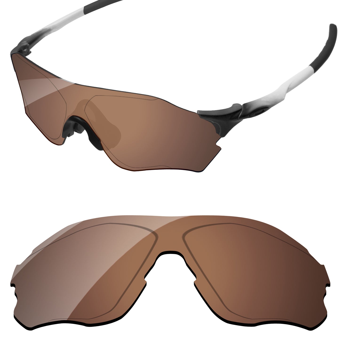 Replacement Lenses for Oakley EVZero Path Asian Fit