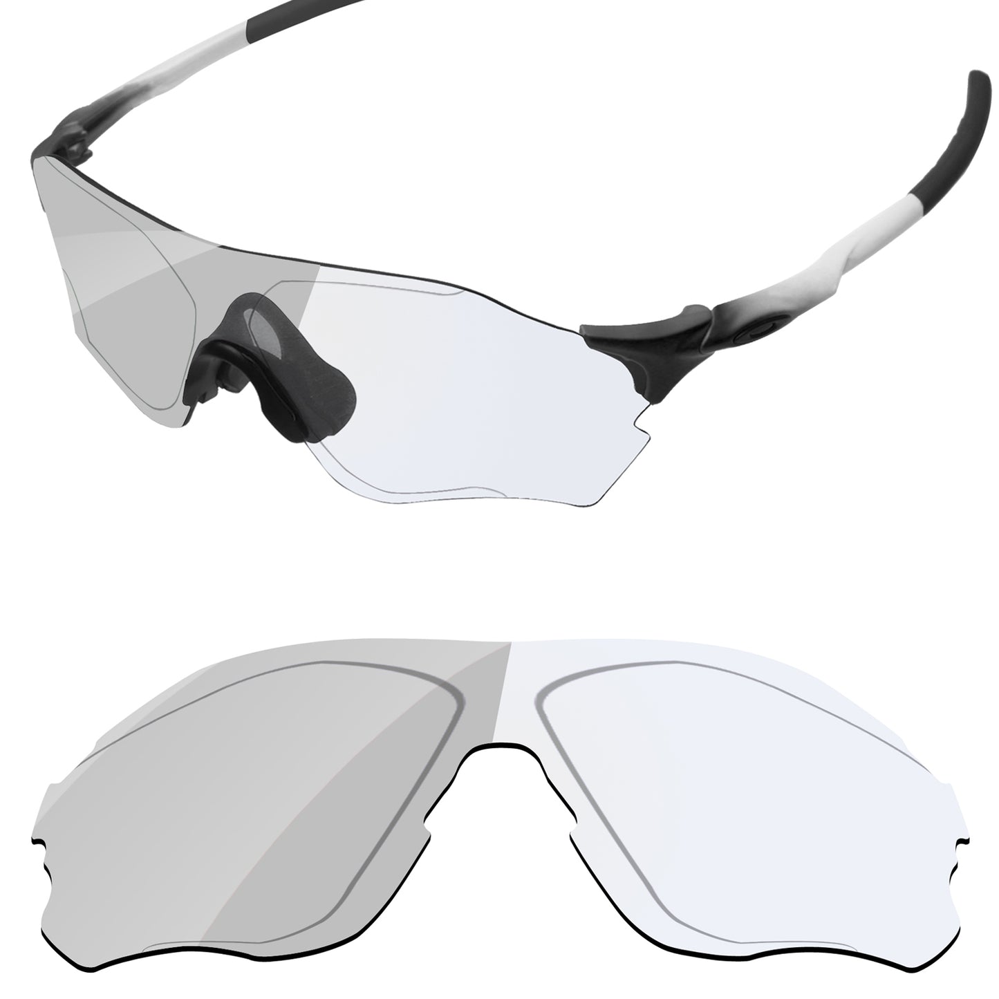 Replacement Lenses for Oakley EVZero Path Asian Fit