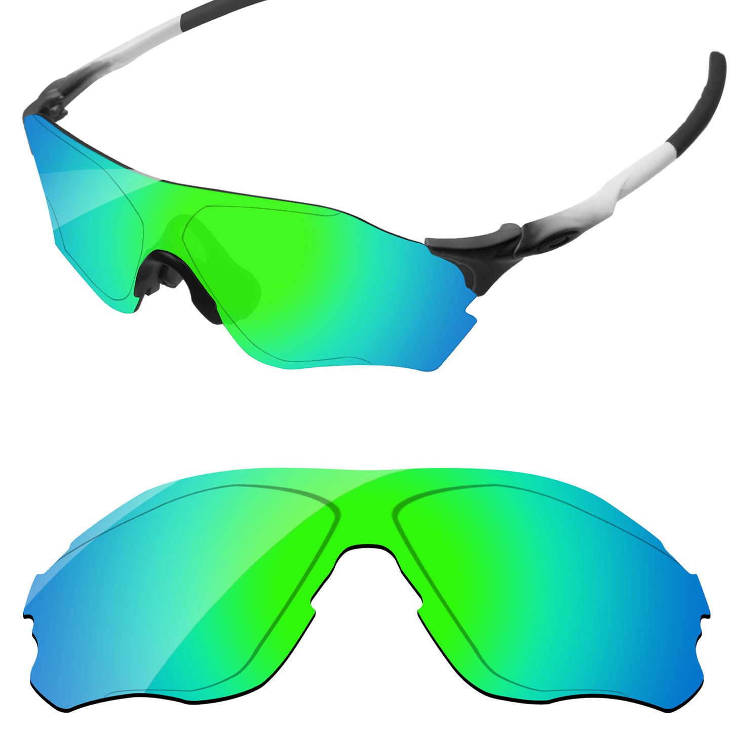 Replacement Lenses for Oakley EVZero Path Asian Fit