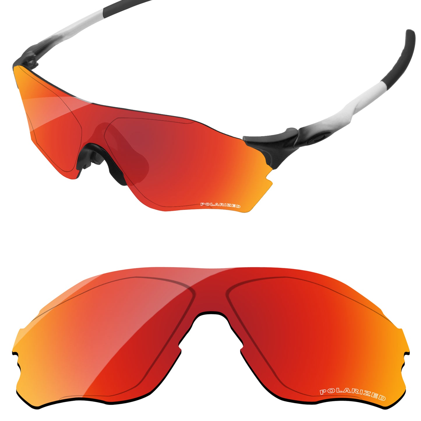 Replacement Lenses for Oakley EVZero Path Asian Fit