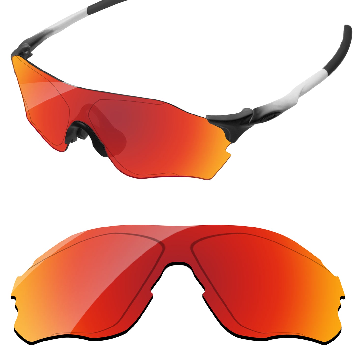 Replacement Lenses for Oakley EVZero Path Asian Fit