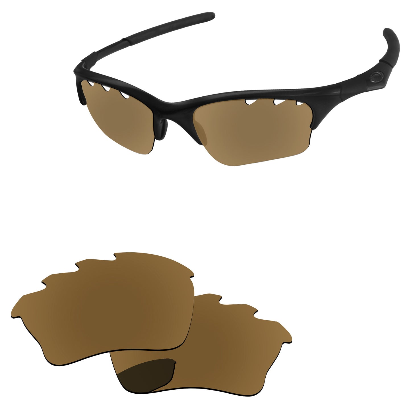 Replacement Lenses for Oakley Half Jacket XLJ Vented Asian Fit