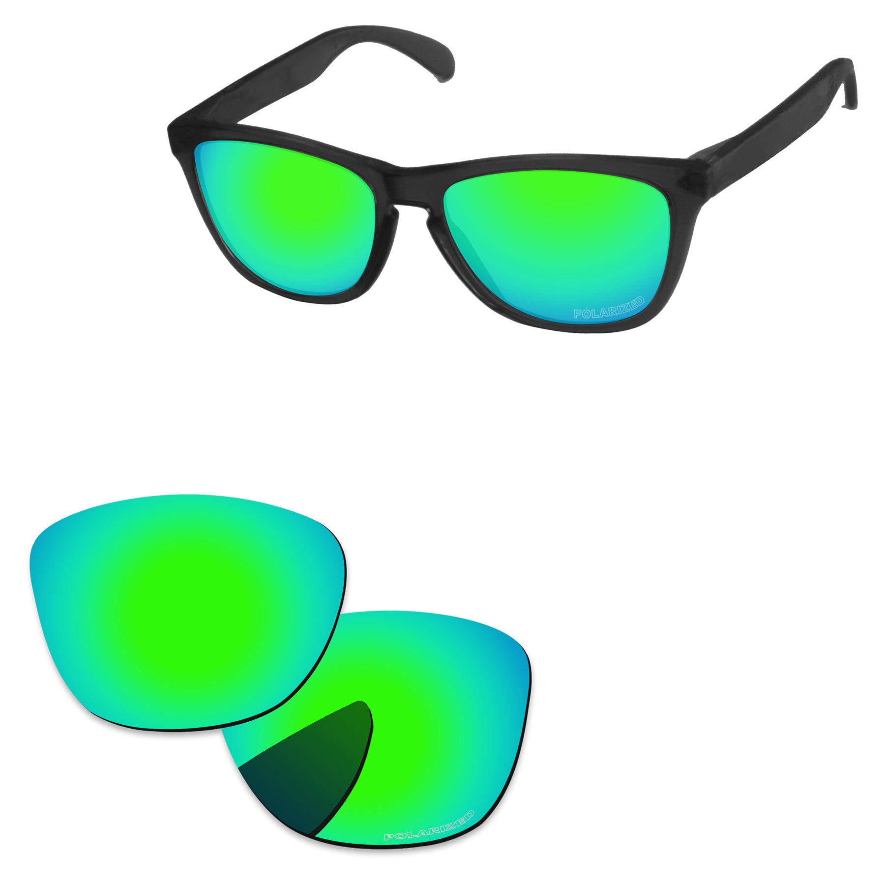 Oakley frogskins hotsell green lens